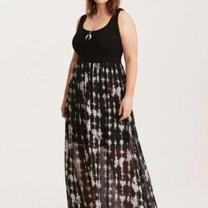 Torrid tye dye maxi dress